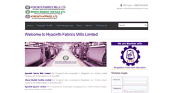 Desktop Screenshot of hyacinthfabrics.com